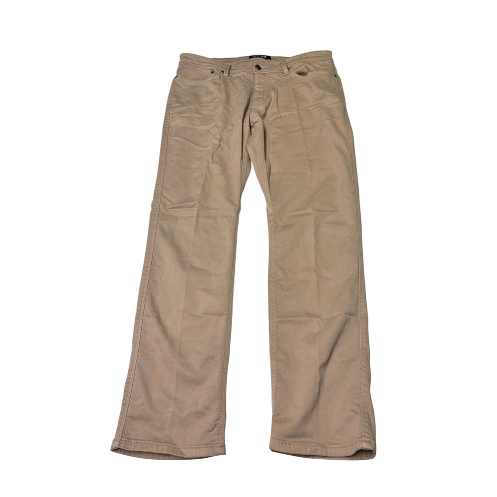 DU/ER No Sweat Relaxed Fit Pants Tan Khaki Stretch Tencel MFNR1002 Mens 38x32